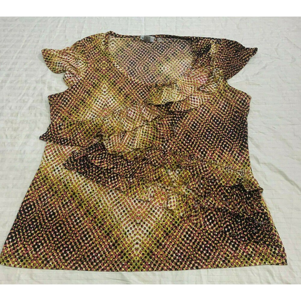 WORTHINGTON WOMENS SHIRT BLOUSE SIZE L PETITE
